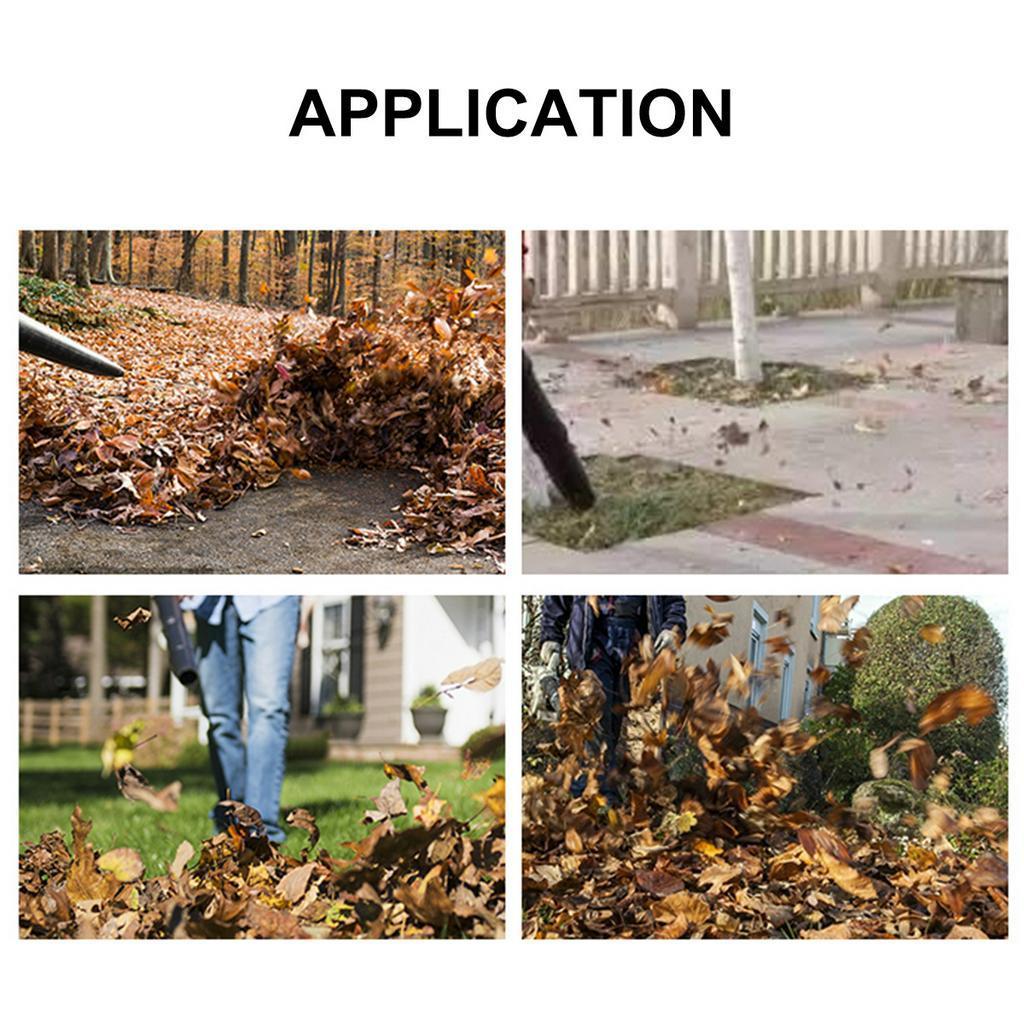 28000r/min 5 Speed Cordless Electric Leaf/Snow Air Blower Collector Garden Power Tools For 18V Battery (Not Included)