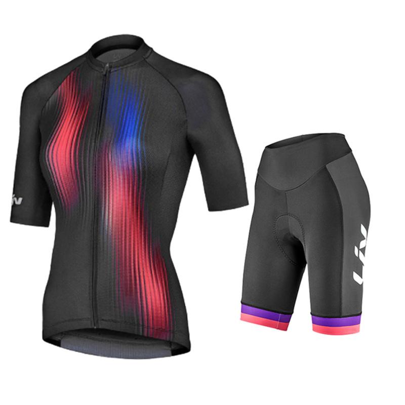 LIV 2026  Bicycle Clothing Cycling Set Cheap Wholesale Women Clothes Women's Clothing Sets Mountain Bike Jersey Woman Shorts