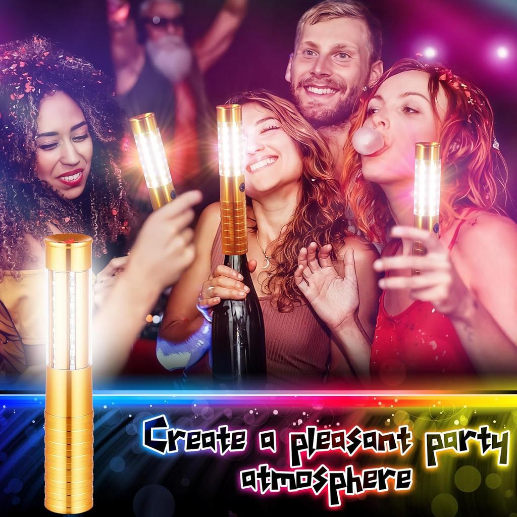 Rechargeable LED Flash Sticks Atmosphere Champagne Wine Bottle Service Sparkler for VIP Nightclub KTV Bar Strobe Baton Flash Rod