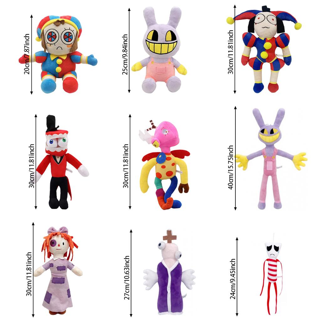 Der erstaunliche digitale Zirkus Plüsch Cartoon Plüschtiere Theater Hasenpuppe Stofftiere Kinder Weihnachten Kindergeschenke