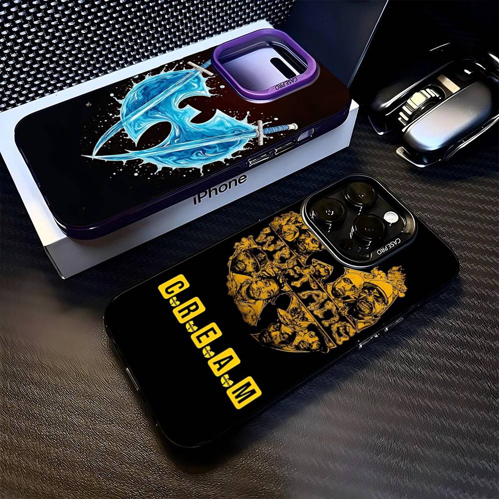 W-wu T-tang Clan Hip-hop Music Group Phone Case For IPhone 16 15 14 13 12 11 Pro Max 17 Plus Colorful Cover