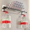 Selbstklebender zweilagiger Handtuchhalter, Badezimmer-Handtuchhalter, Handtuchstange, Küchenaufbewahrungsregal, Badezimmer-Organizer-Zubehör mit Haken