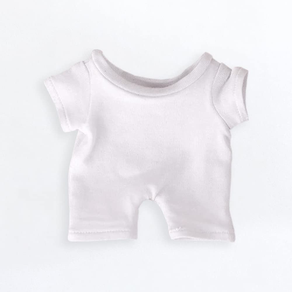 niannyyhouse 20cm Doll Clothes, Cotton Doll Clothes, Strong Stretchy Base Coat, Stain-Resistant, Round Neck, Bodysuit, Dress-Up, for Plush Toys
