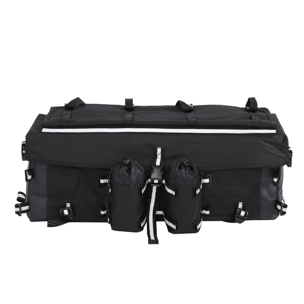 ATV Rear Rack Soft Luggage Storage Cargo Gear Pack Tank Saddle Bag
