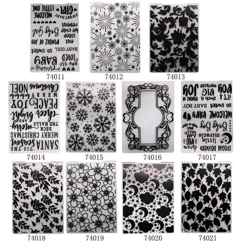 1 stücke Neue Blume Kunststoff Präge Ordner Vorlage Für Diy Scrapbooking Papier Karte, Der Dekoration