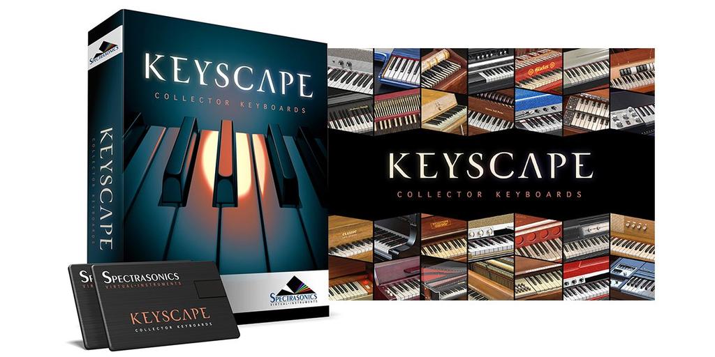 SPECTRASONICS Keyscape [Regular Import] A Huge Virtual Instrument That Collects Many Collectible Keyboard Instruments.