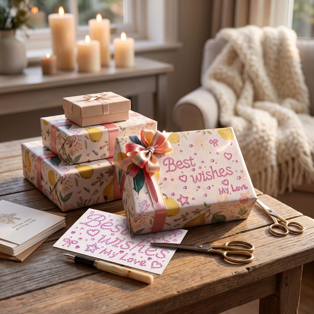 3D Gift Decoration Stickers Love Heart and Star Shape