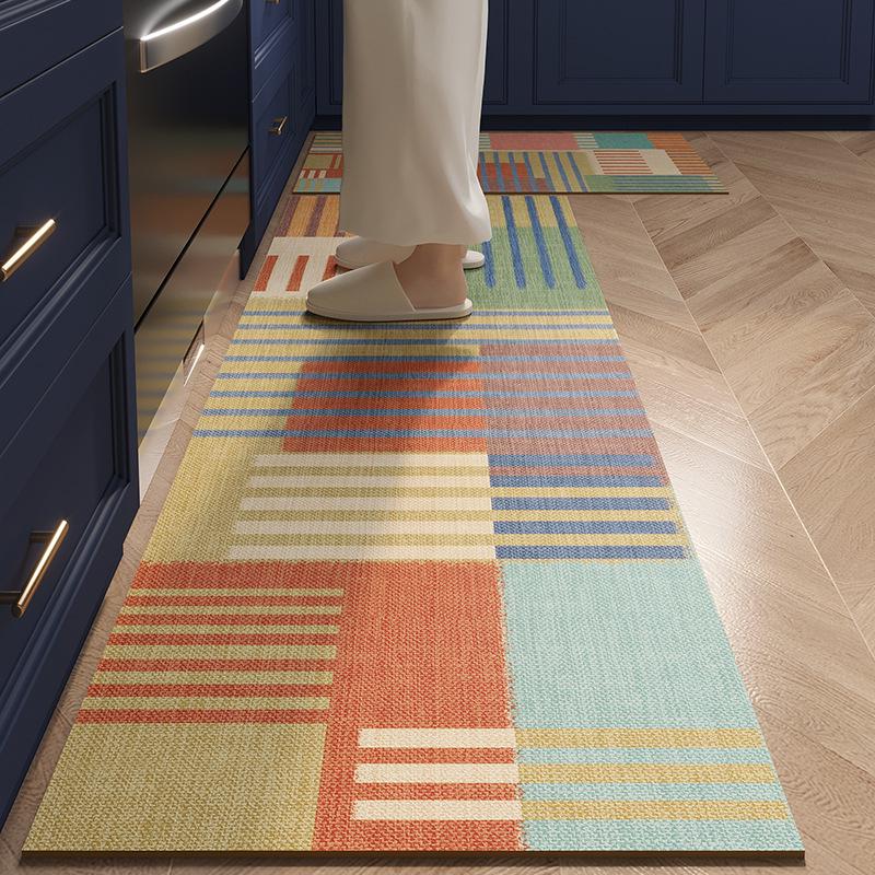 American Retro Diatomaceous Earth Kitchen Floor Mat – Quick-Drying, Water-Absorbent, Stain-Resistant, Non-Slip Mat