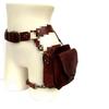 Women's Retro Square Crossbody Leg Bag - Motorcycle & Medieval Knight Style