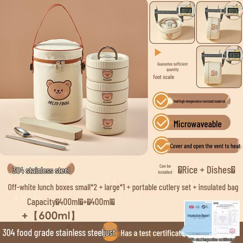 316 Stainless Steel Microwaveable Insulated Lunch Box