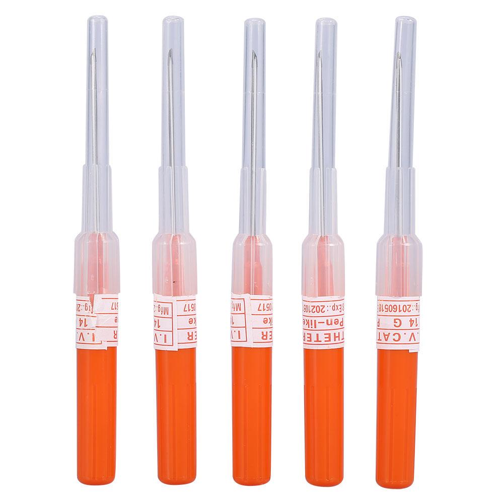 5 шт. Мешок Боди-арт Татуировка Пирсинг Стерилизованная Одноразовая Полая Игла 14G