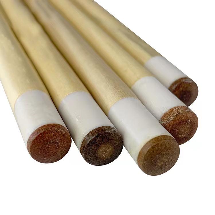 1.2m Children's Split Pool Cue & 1.45m Youth Double Section Weighted White Wood Cue