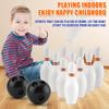 Großes 7,5-Zoll-Bowling-Spielzeug für Indoor-Sportarten, Outdoor-Aktivitätsspielausrüstung für Kinder, Set für körperliche Betätigung - 10 Kegel 2 Bälle
