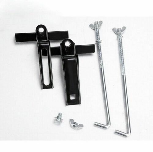 1 Set 19cm Verstellbarer Autobatteriehalter Universelles Metall-Autobatterieblech Verstellbare Halteklammer Halterungs-Kit Autozubehör
