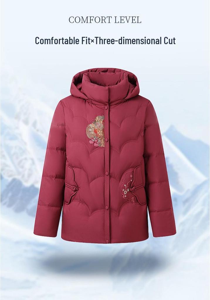 2025 Mom's Cozy Winter Jacket: Stylish and Warm Down Jacket for Middle-Aged and Elderly Women