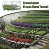 Garden Hoop For Raised Beds Backyard Plant Tunnel Windproof Planting Hoop Grow Tunnel For Raised Bed Greenhouse Orchard