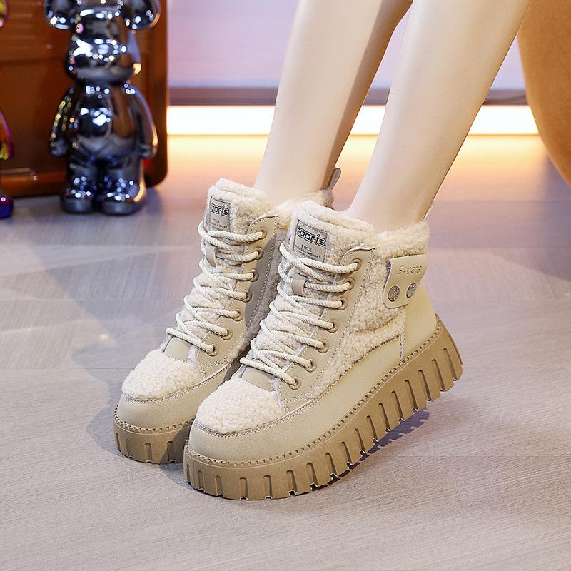 

Две хлопковые туфли женские зимние новые бархатные теплые туфли для папы женские туфли студенческие высокие повседневные спортивные туфли 35 хаки