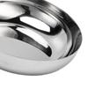 Wide Round Mixing Bowl Rustless Steel Fruit Bowl Large Capacity Salad Bowl  Food Storage