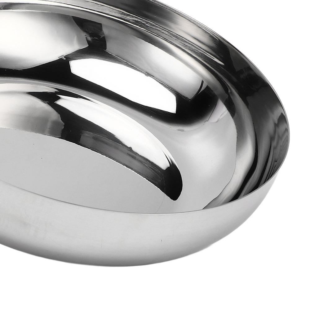 Wide Round Mixing Bowl Rustless Steel Fruit Bowl Large Capacity Salad Bowl Food Storage