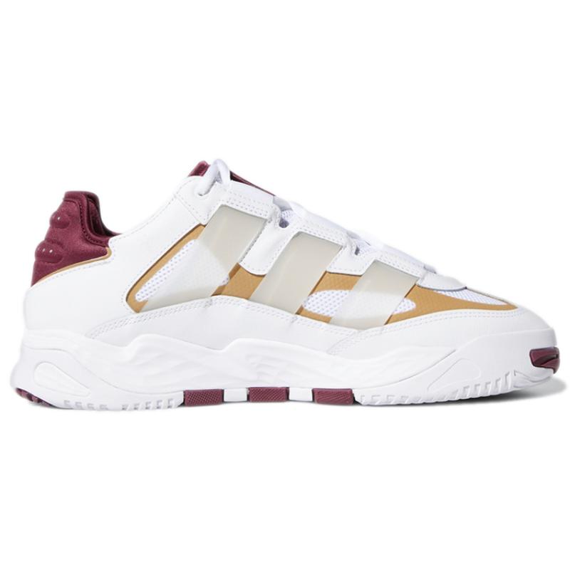 Adidas Originals Niteball Abriebfeste Retro Basketballschuhe Weiß Rot Unisex 'Weiß Rot' Sneakers S24141