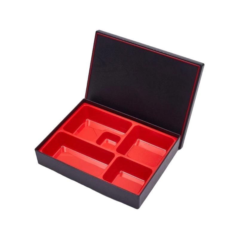 Japanese Style Bentos Box With 5/6 Compartments Double Layer  Insulation Food Grade PP Materials