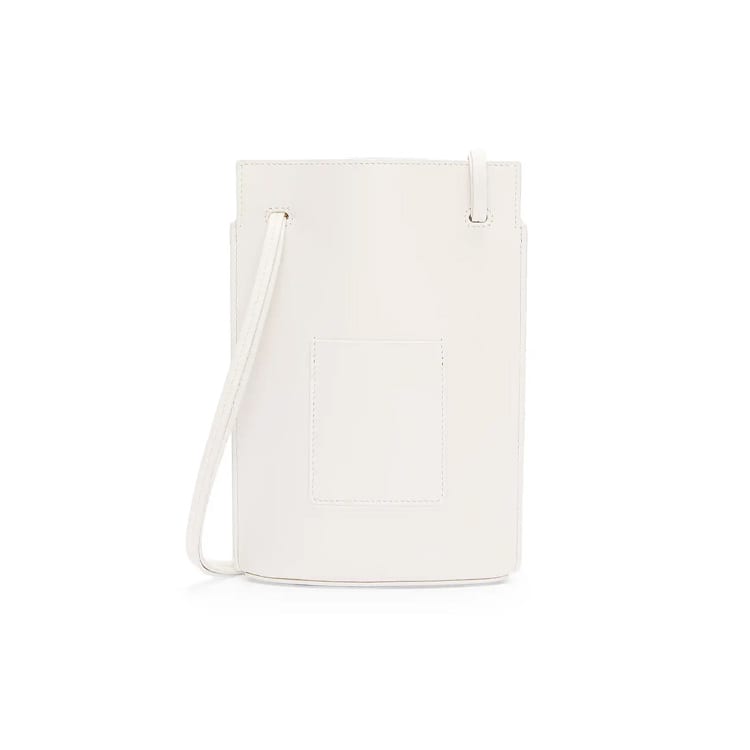 LOEWE Classic Cow Leather Handbag, Shoulder Bag, Crossbody Bag Women's Soft White C630R12X01-1950