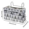 Quick Setups No Tools Required Hanging Bag for Bedsides Table Modern Simple Design Featuring Storage Compartments