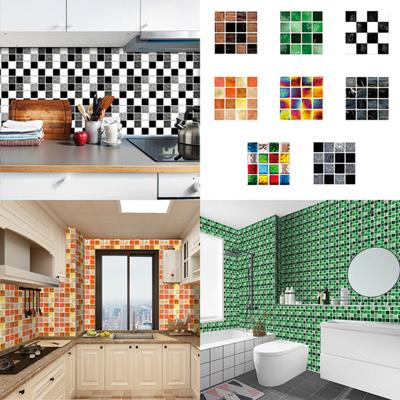 Excellent Tile 3D Mosaic Stickers Moisture-proof Lightweight
