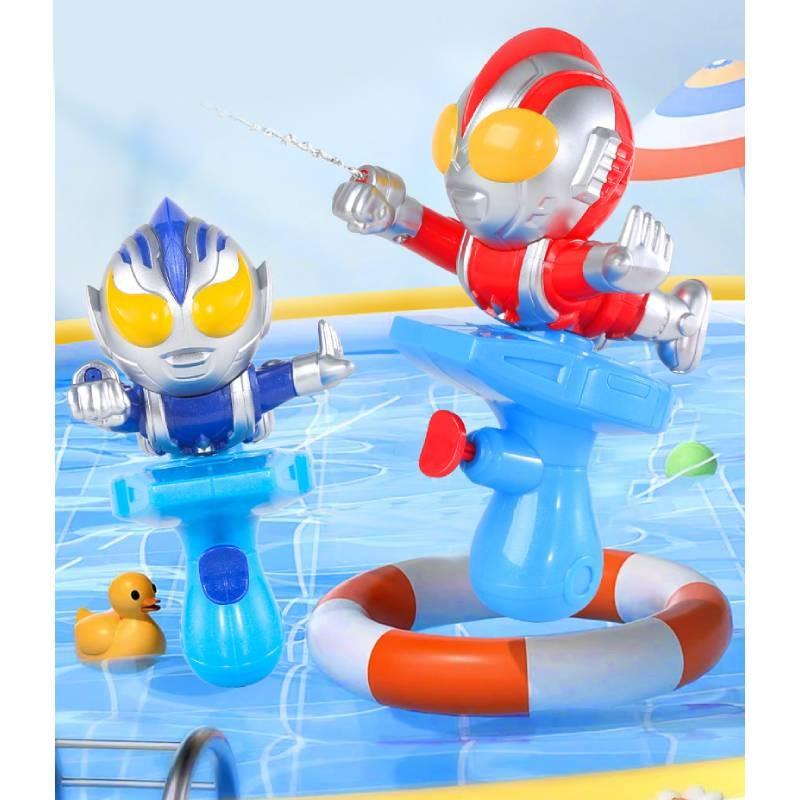 Spraying Water Ultraman Toys Children Interactive Play Outdoor Cartoon Toy Water