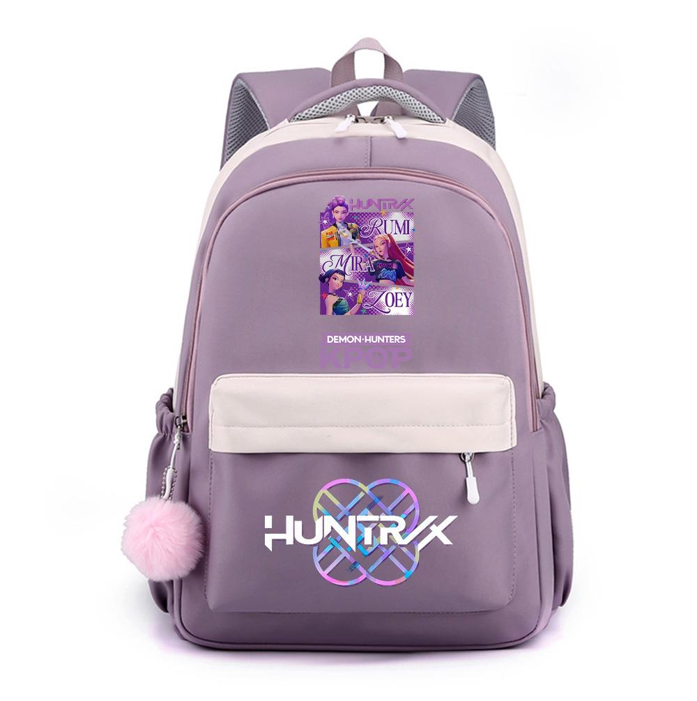 Niedlicher Cartoon K-Pop bedruckter Rucksack für Teenager Schüler Mädchen Junge Schultasche Buchtasche Kindergeschenk Damen Große Kapazität Wasserdichte Reisetasche Rucksack