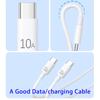 Universal 120W 10A Fast Charger PD Dual USB C To Type C Quick Charging Cable High-speed Data Transfer Wire Cord For Samsung Mi