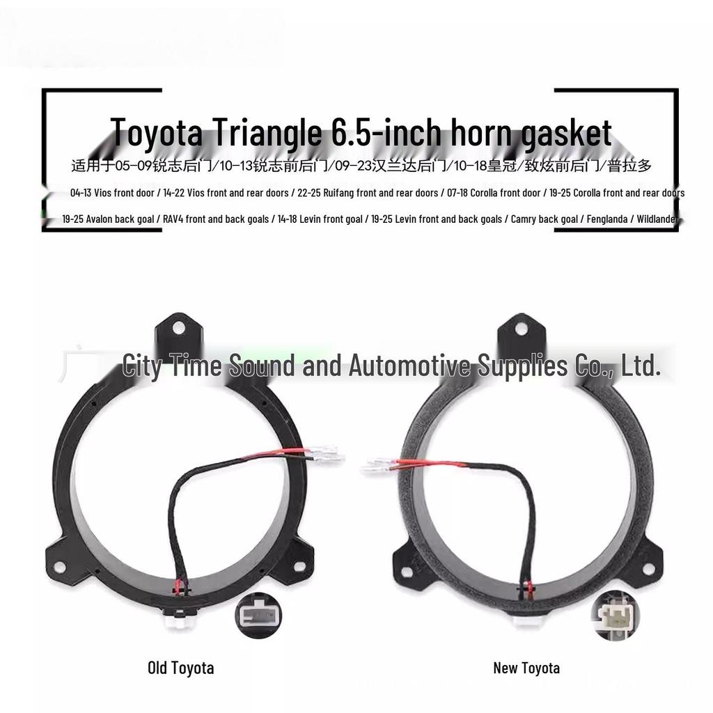 6.5" Speaker Gasket Bracket for Toyota, Honda, Nissan, Changan, Ford, VW Door Modification