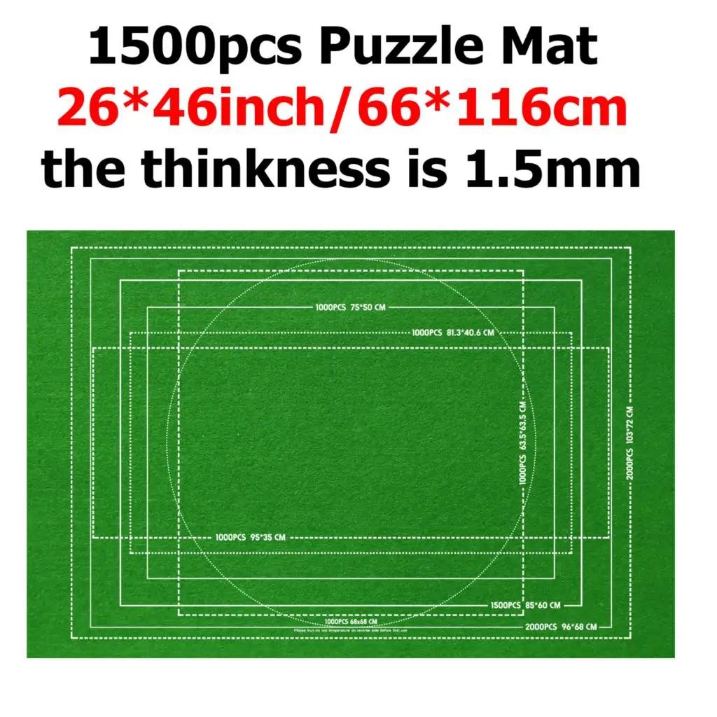 Puzzle Storage Mat Anti Slip Felt Fabric Portable Storage Blanket Tool 1500-3000 Children Adults Puzzle Fragments Applicable TMZ