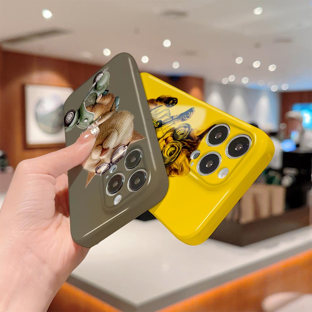 All-inclusive Film Phone Case Cartoon Fashion Design Hard Shell Full Cover Camera Shockproof Protection Case for OPPO Realme OnePlus Infinix Tecno