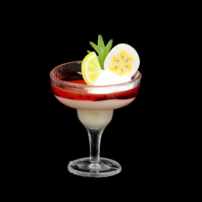 2Buc Model Miniatural Mini Simulare Pahar Iaurt Cupa Inghetata