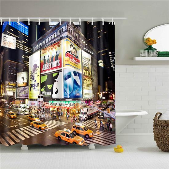Vintage Style Paris Style Tower Retro Bathroom Shower Curtain Fabric Waterproof Polyester Cortina Ducha 180X180cm