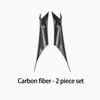 Suitable for BMW 5 Series G30 Door Handle Inner Cover G30 G38 F90 M5 530i M Sport 540i Protective Carbon Fiber Black 2-piece Set