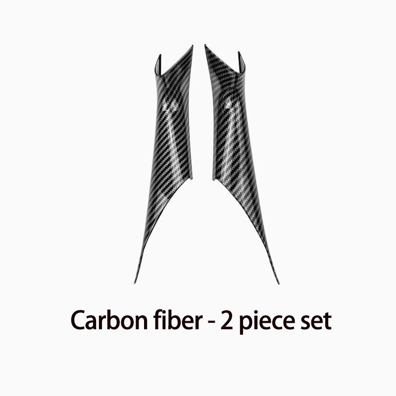 Suitable for BMW 5 Series G30 Door Handle Inner Cover G30 G38 F90 M5 530i M Sport 540i Protective Carbon Fiber Black 2-piece Set