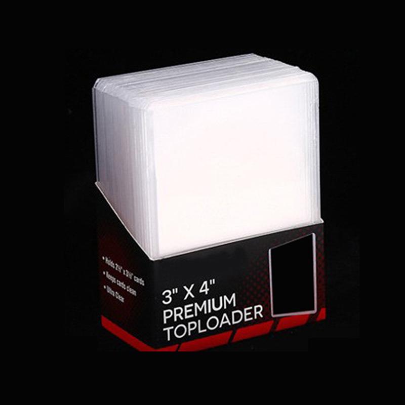 25/100Pcs 3 X 4 Inch Clear Rigid Toploaders With Scratch Proof Surface Perfect For Protecting Sports Trading Collectible Cards