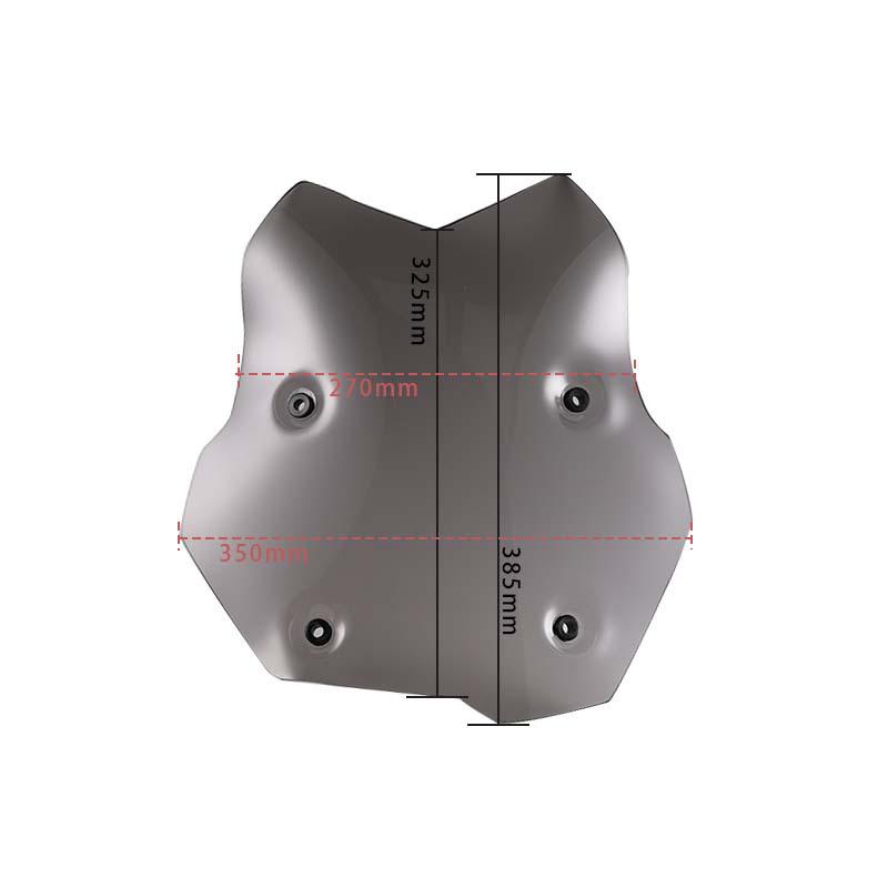 BMW F750/850GS/ADV Manual Lifting Windshield: Enlarged, Heightened, and Widened for Modification