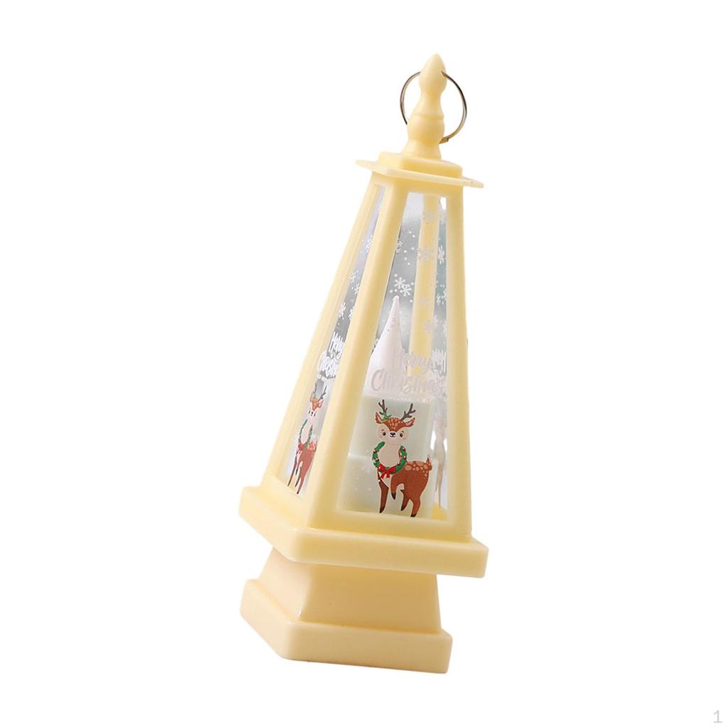 Christmas Lantern Light Desk Props Home Decoration Ornaments Table LED Lamp Hanging