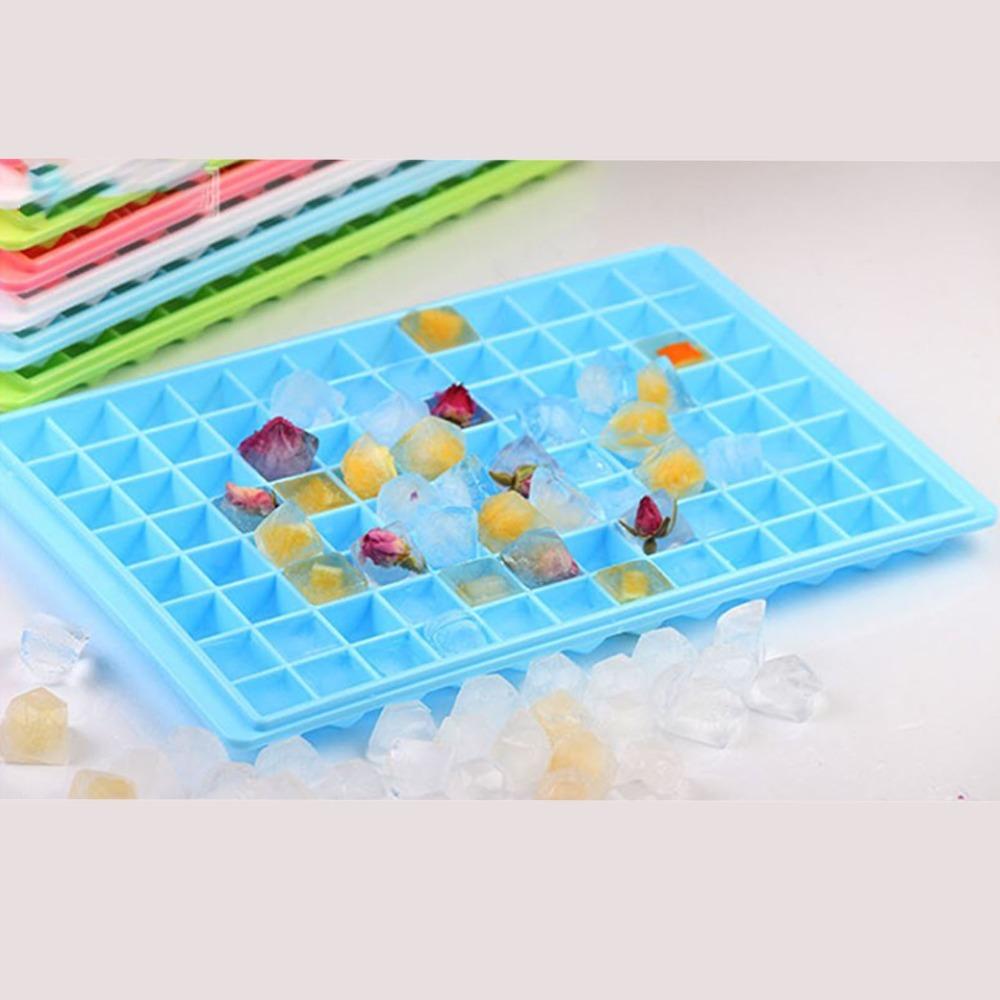 96 Grids Small Ice Cube Mold Easy Release Freezer Ice Cube Tray Premium Mini Ice Cube Maker Home