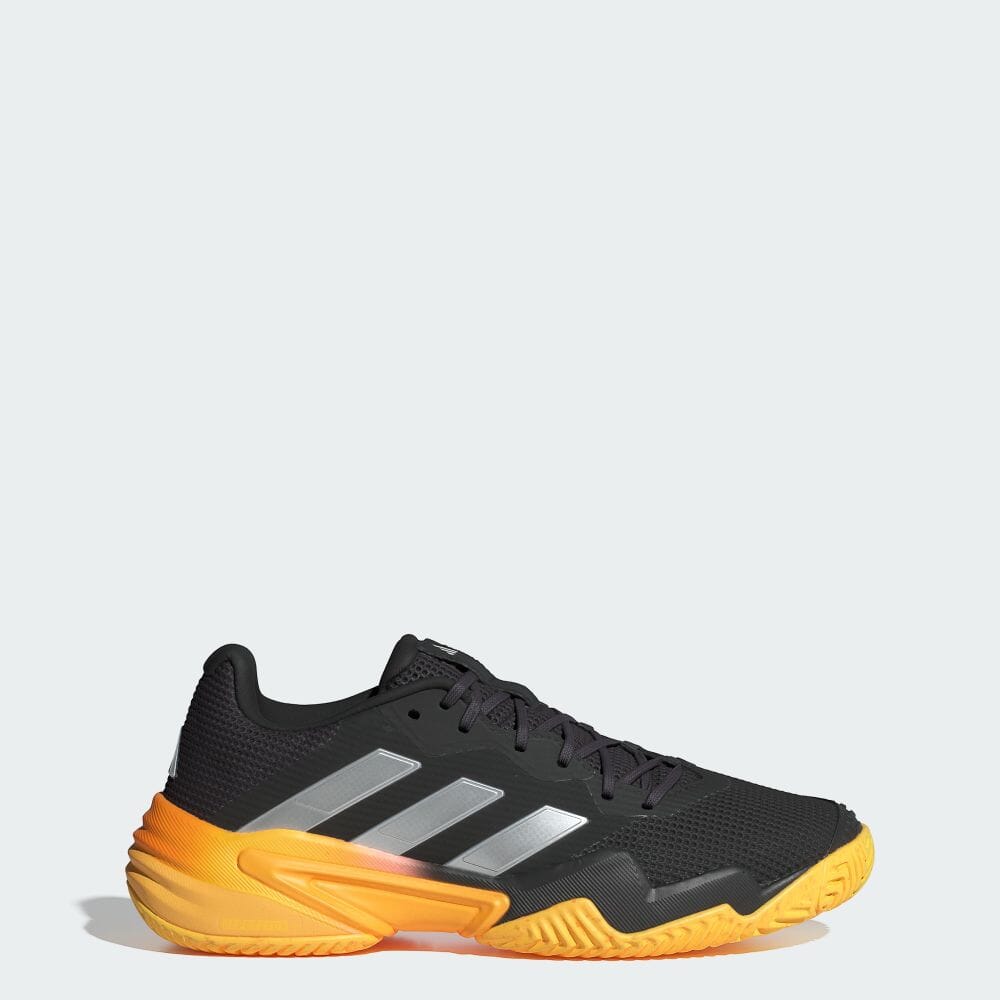 Adidas BARRICADE 13 TENNIS Aurora Black Shoes & Footwear Sports Shoes MEN'S Barricades IF0467 Aurora Black / Zero Metallic / Spark