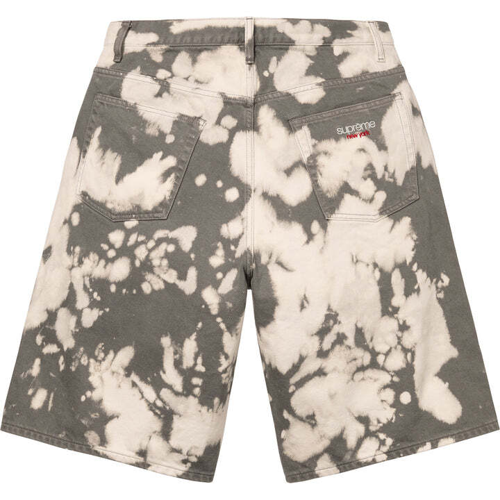 Supreme Baggy Denim Short Bleached