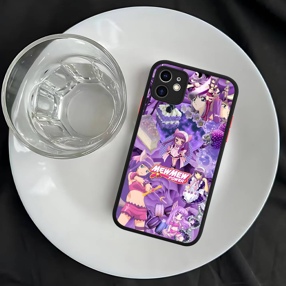 Tokyo Mew Mew Anime Phone Case For IPhone 16e 16 15 14 13 12 11 Pro Max X XS Max Plus Matte Clear