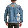 Spring and Autumn Ripped Denim Jacket Men's American High Street Work Jacket Boys Top