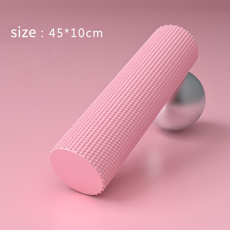 High Density EVA Foam Roller with Textured Bumps Deep Tissue Massage for Home Gym Yoga Post Workout Muscle Soreness Relief