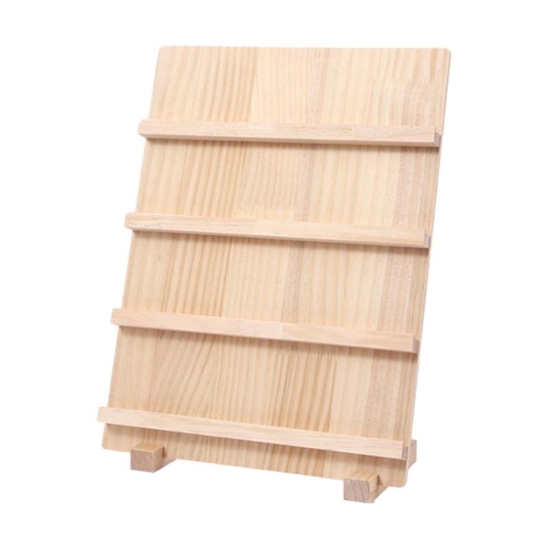 Wood Jewelry Earring Display Stand Storage Rack Display Holder Suitable for Home Office and Retail Store Presentation