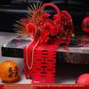Wedding Flower Basket: Double Happiness Decoration for Home, Hotel, or Engagement