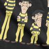 The Daltons Lucky Luke Men T Shirt Novelty Tees Short Sleeve Round Neck T-Shirts 100% Cotton New Arrival Clothing